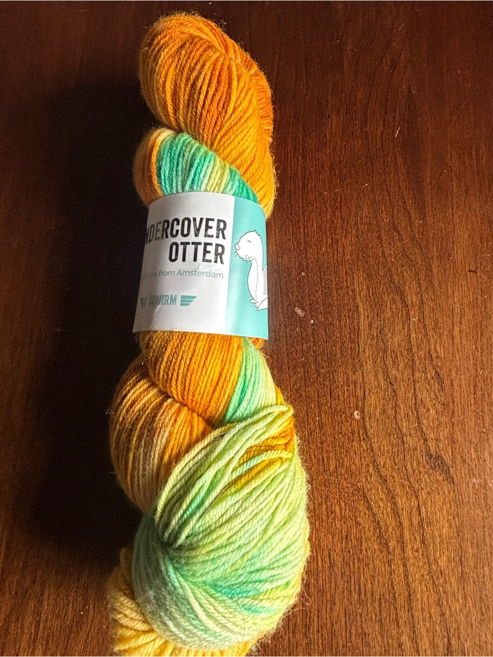 One skein undercover otter squirm yarn - Taro